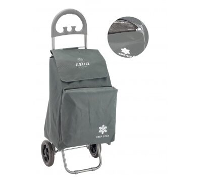 Καρότσι λαϊκής ECOMAX με ισοθερμική θήκη γκρι