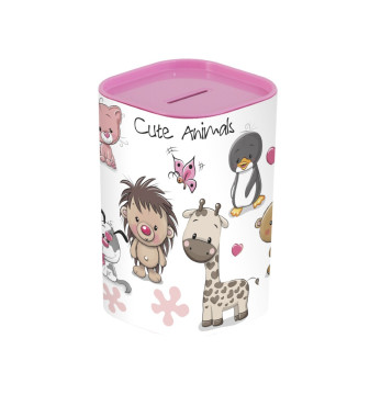 Κουμπαράς + μολυβοθήκη μοτίβο