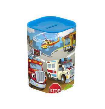 Κουμπαράς + μολυβοθήκη μοτίβο