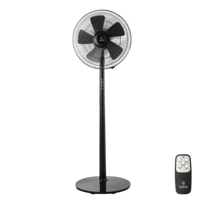 ESTIA ΑΝΕΜΙΣΤΗΡΑΣ ΣΤΑΝΤ ΕΠΙΔΑΠΕΔΙΟΣ LEVANTO 40cm 55w ΜΑΥΡΟΣ ΜΕ ΤΗΛΕΧΕΙΡΙΣΤΗΡΙΟ