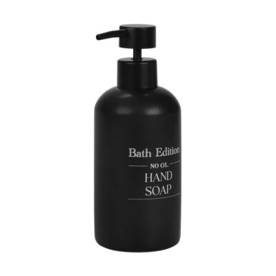 ESTIA ΑΝΤΛΙΑ ΣΑΠΟΥΝΙΟΥ MYST 310ml STONEWARE 7x7x19cm ΜΑΥΡΗ